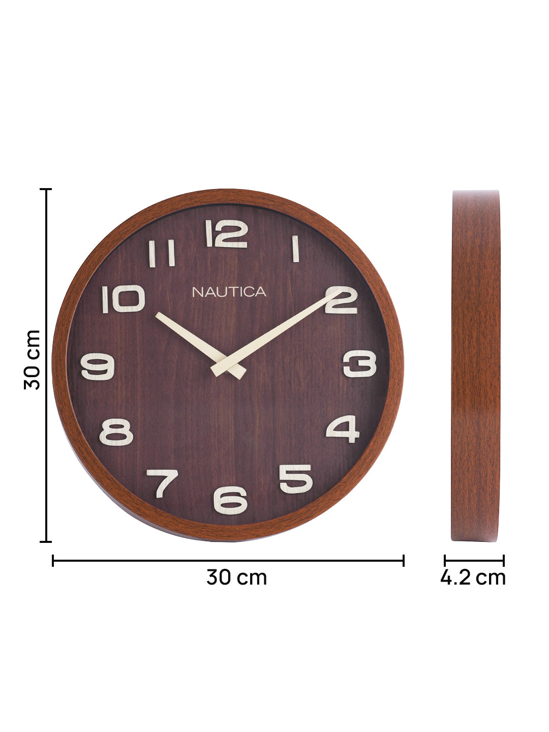 Real Wood Clocks Mahogany