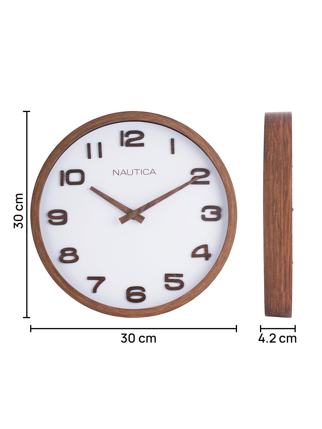 Real Wood Clocks Multicolor