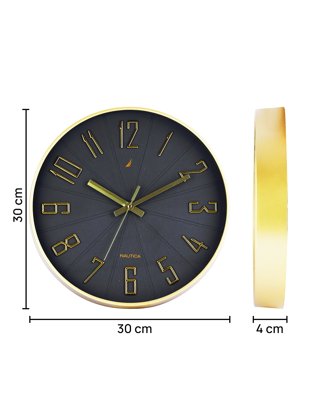 Abs 3D Matt Clocks Multicolor