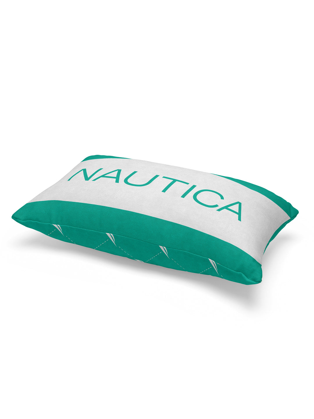 Logo Stripe Sis-Bed Linen Mint