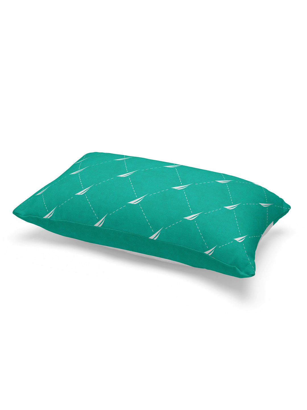 Logo Stripe Sis-Bed Linen Mint