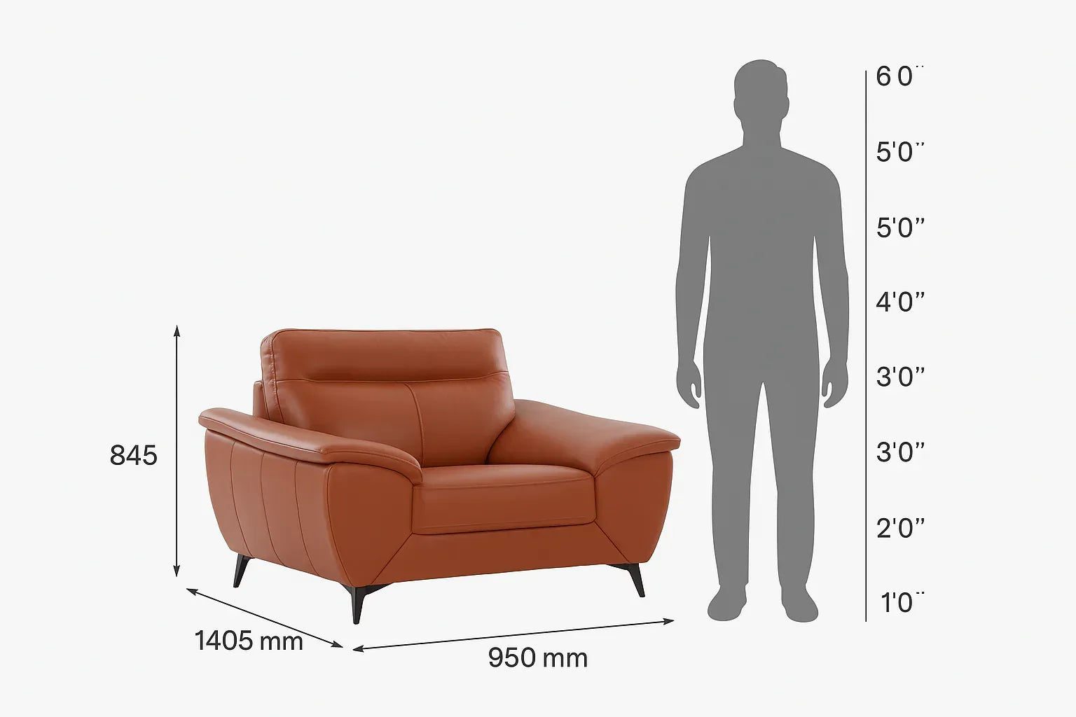 Genova Leatherette Sofa In Tan Color - HomeTown