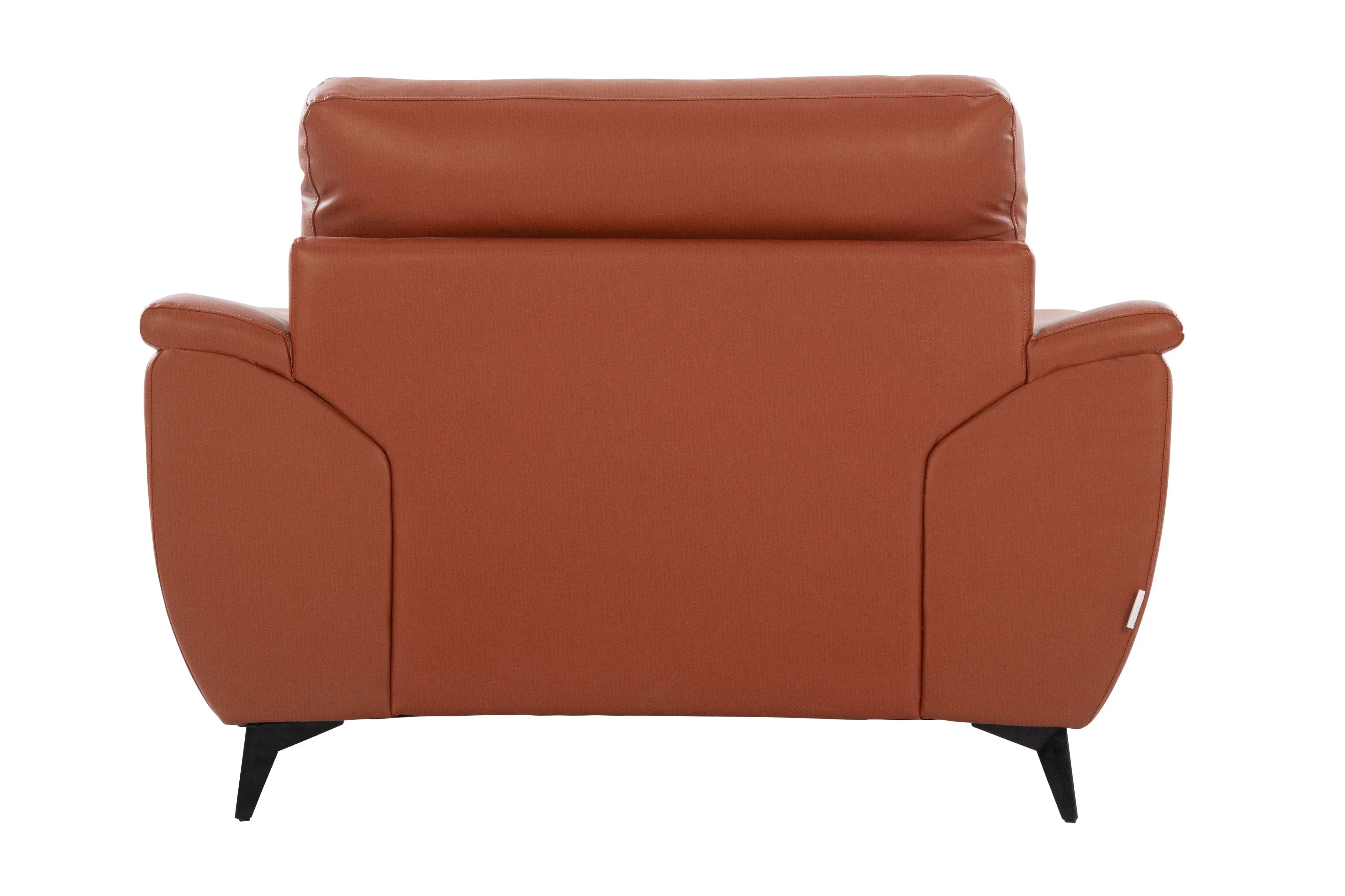 Genova Leatherette Sofa In Tan Color - HomeTown