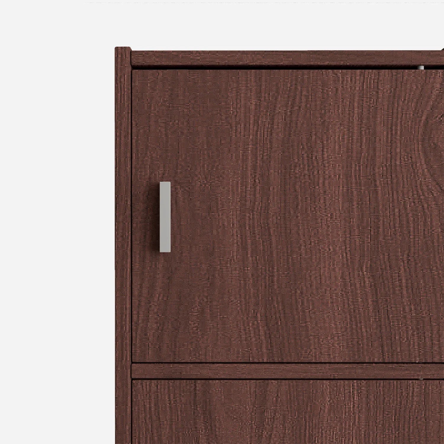 Albert Engineered Wood 3 Tier Cabinet in Cherry Brown Colour - HomeTown