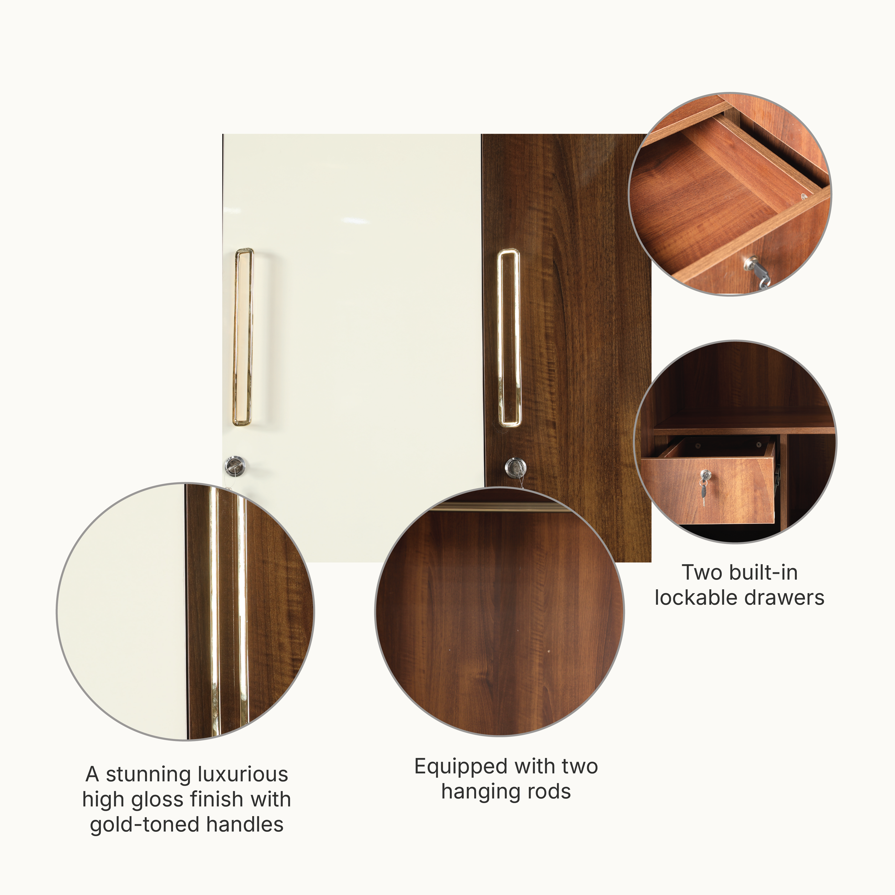 Nova 4 Door Wardrobe