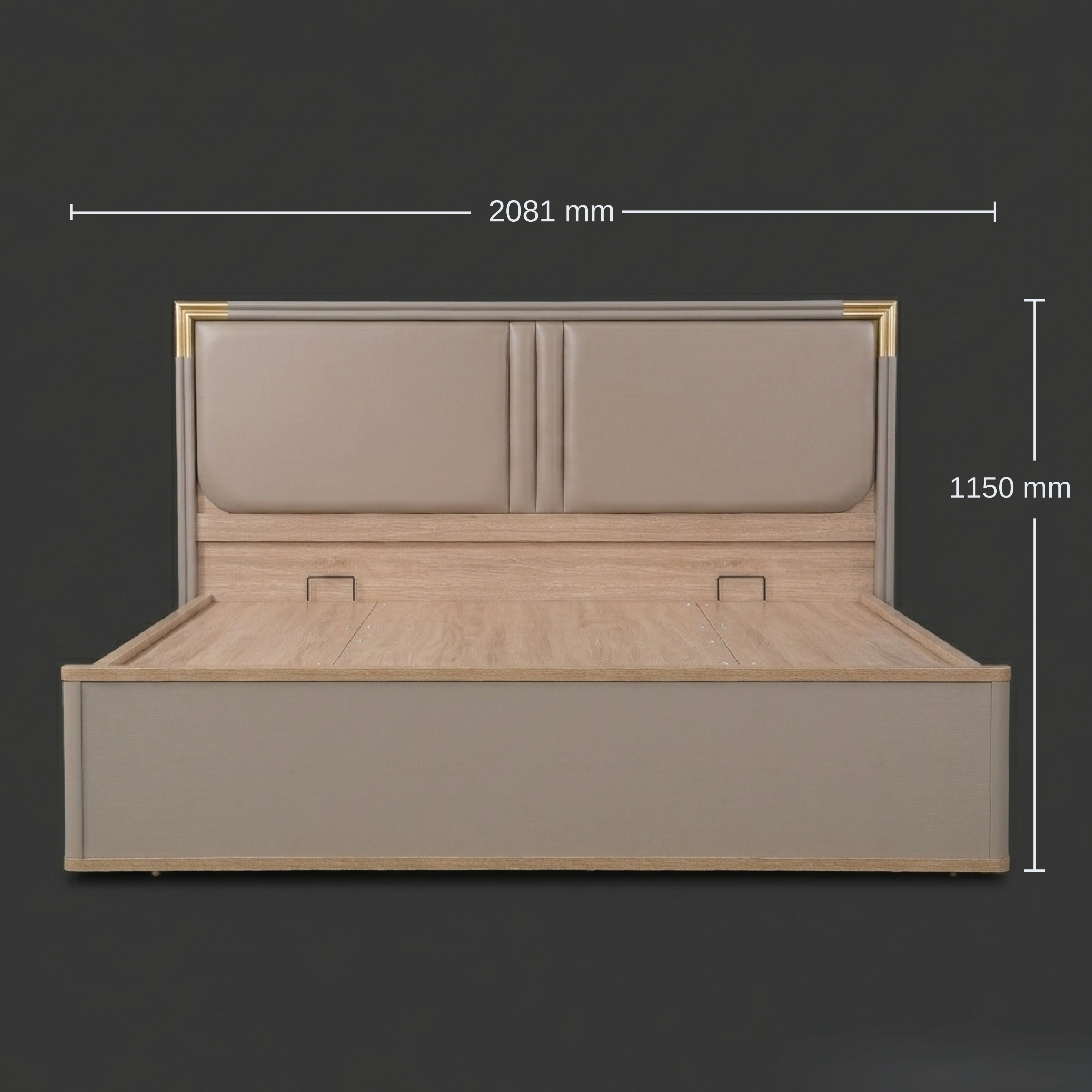 ASA NX QUEEN BED WITH HYDRAULIC STRGE