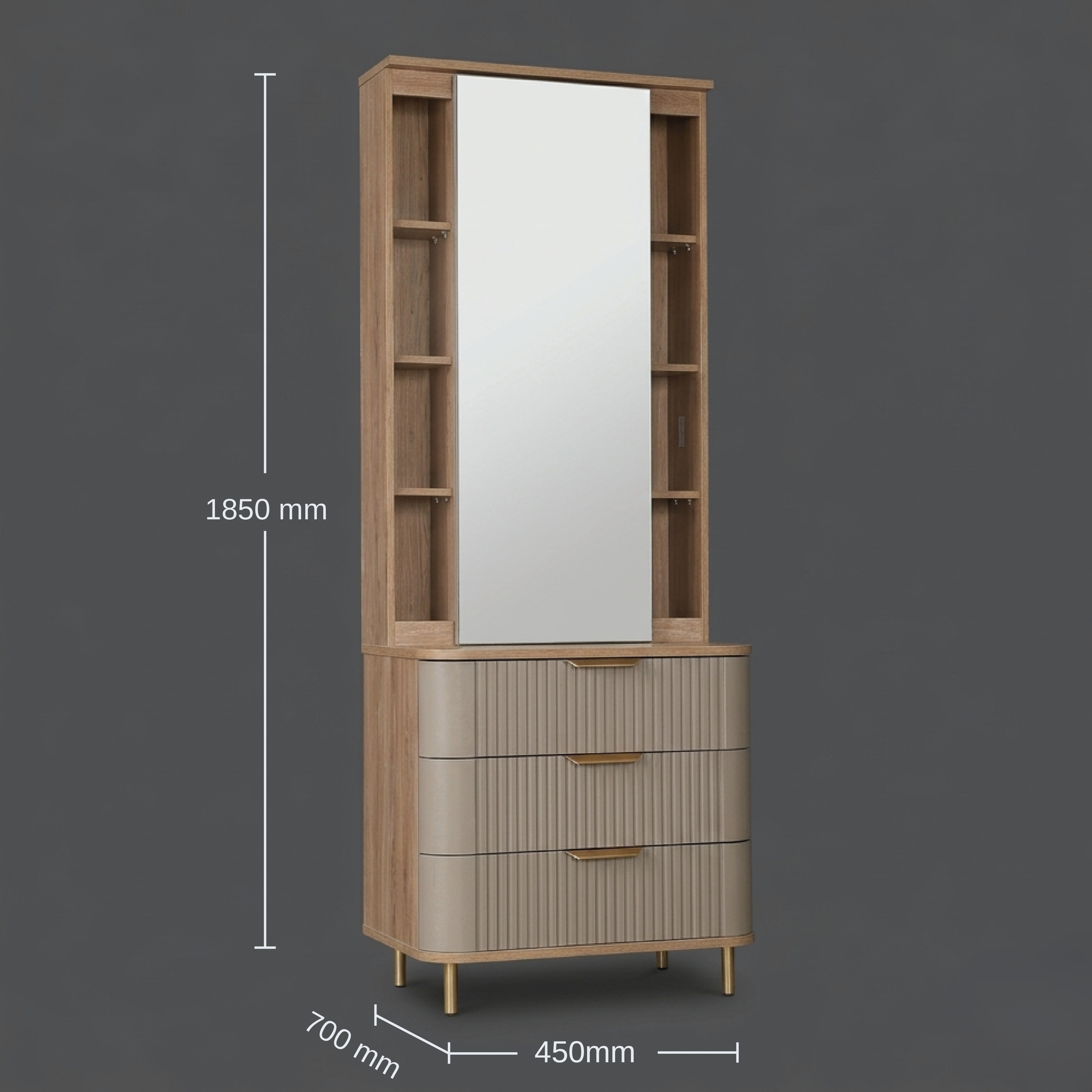 ASA NX DRESSING TABLE W SLIDING MIRROR
