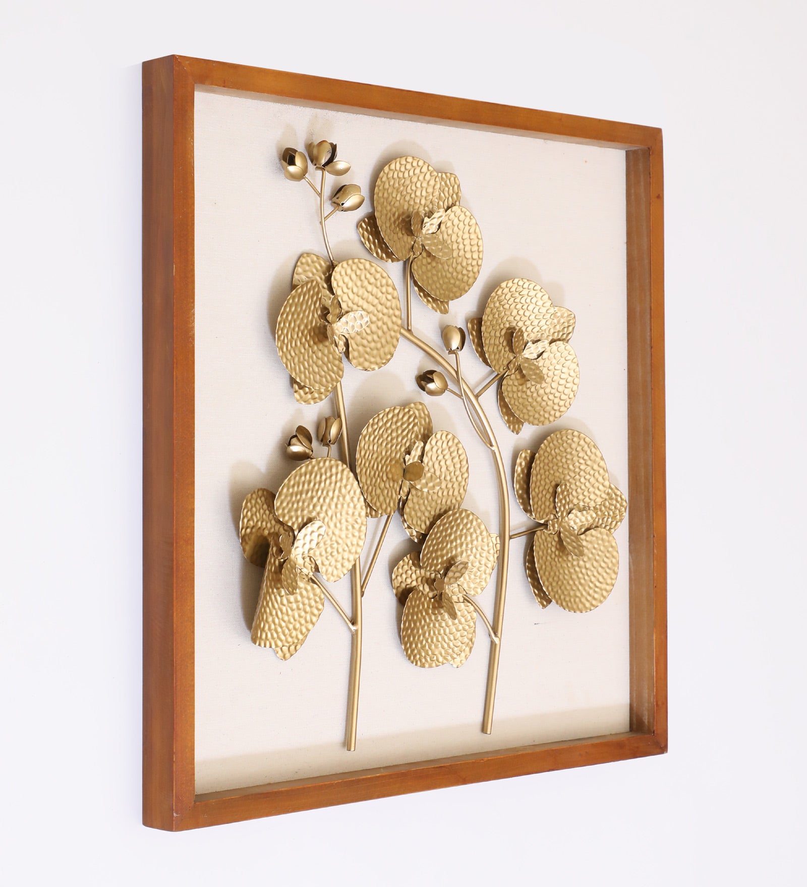 Vedas W-Golden Poppy Flower Wall Decor