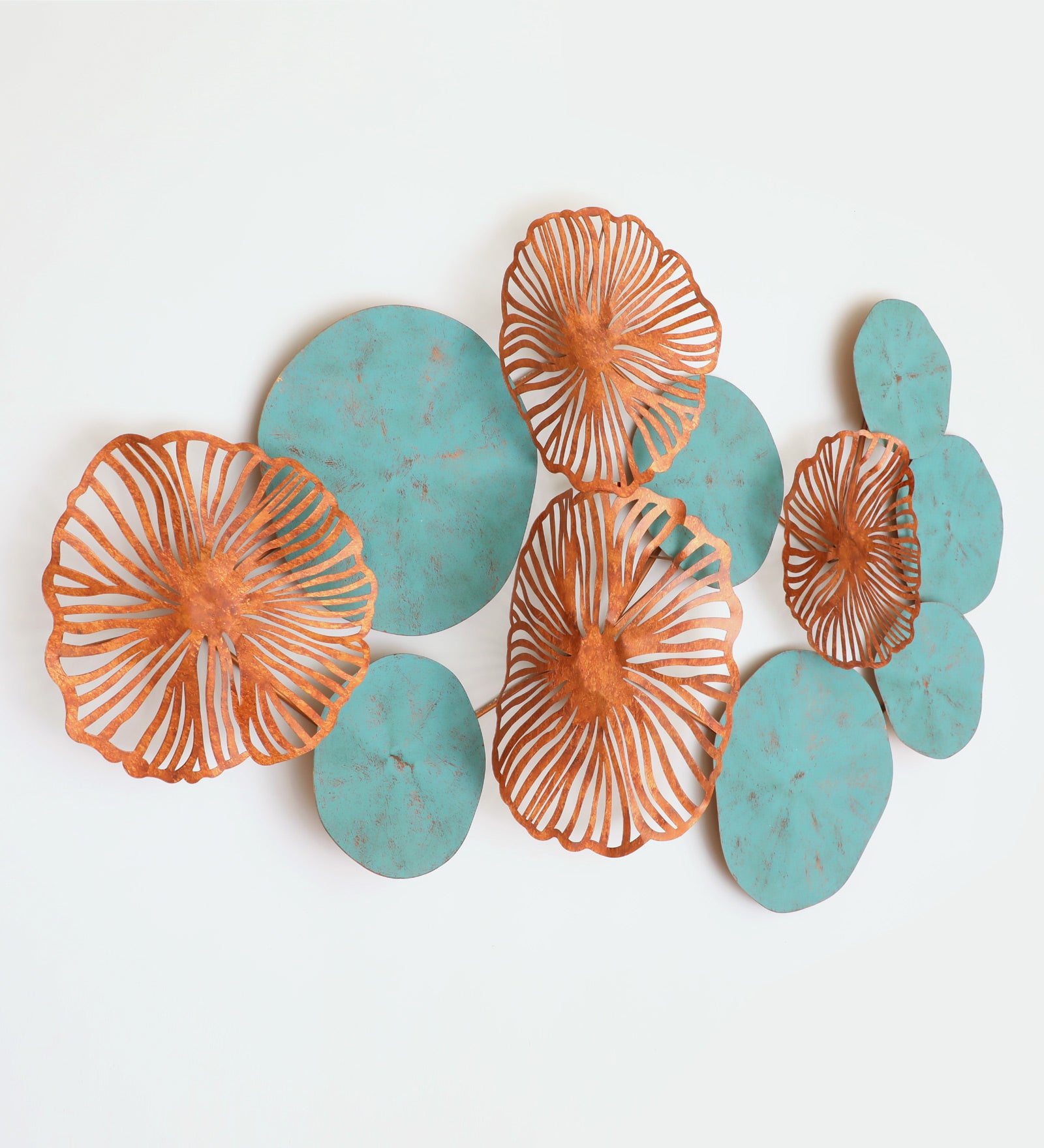 Vedas W-Blue Flower Wall Decor Led