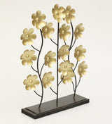 Vedas Liana Flower Metal Table Décor - Floral Home Decor Showpiece