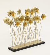 Vedas Noor Flower Metal Table Décor - Decorative Floral Showpiece