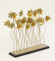 Vedas Noor Flower Metal Table Décor - Decorative Floral Showpiece