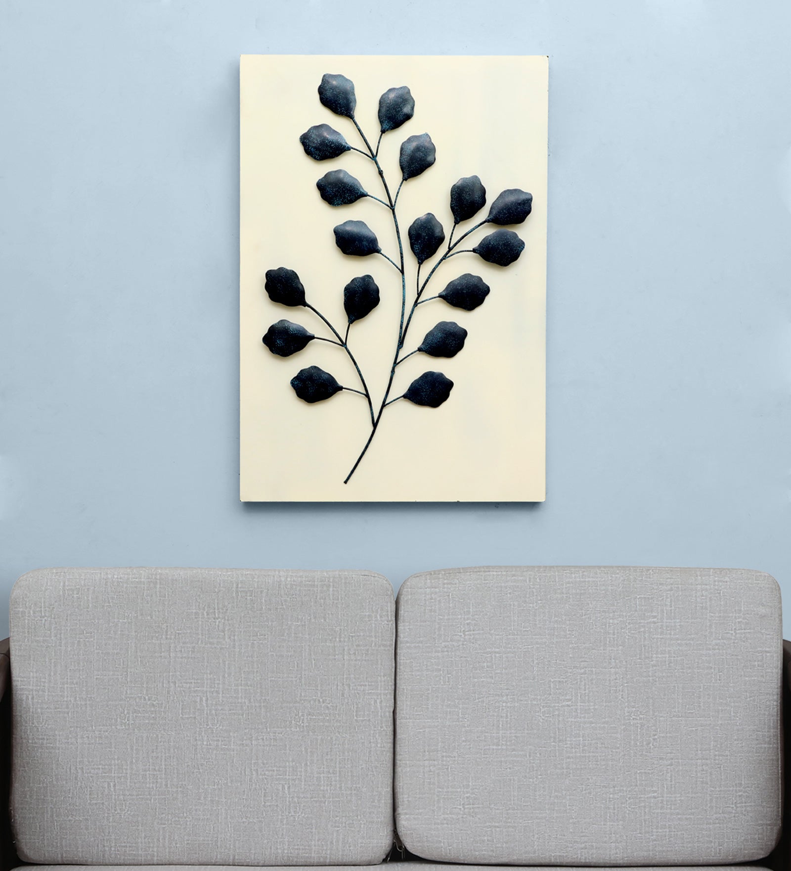 Vedas W-Penny Leaf Wall Decor on Board