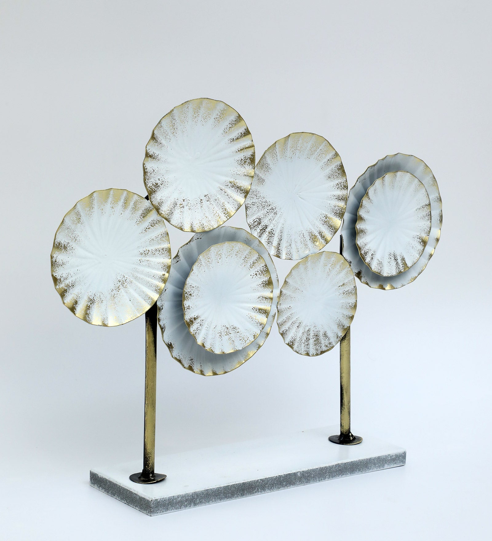 Vedas Yara Abstract Metal Table Décor - Contemporary Home Decor Piece