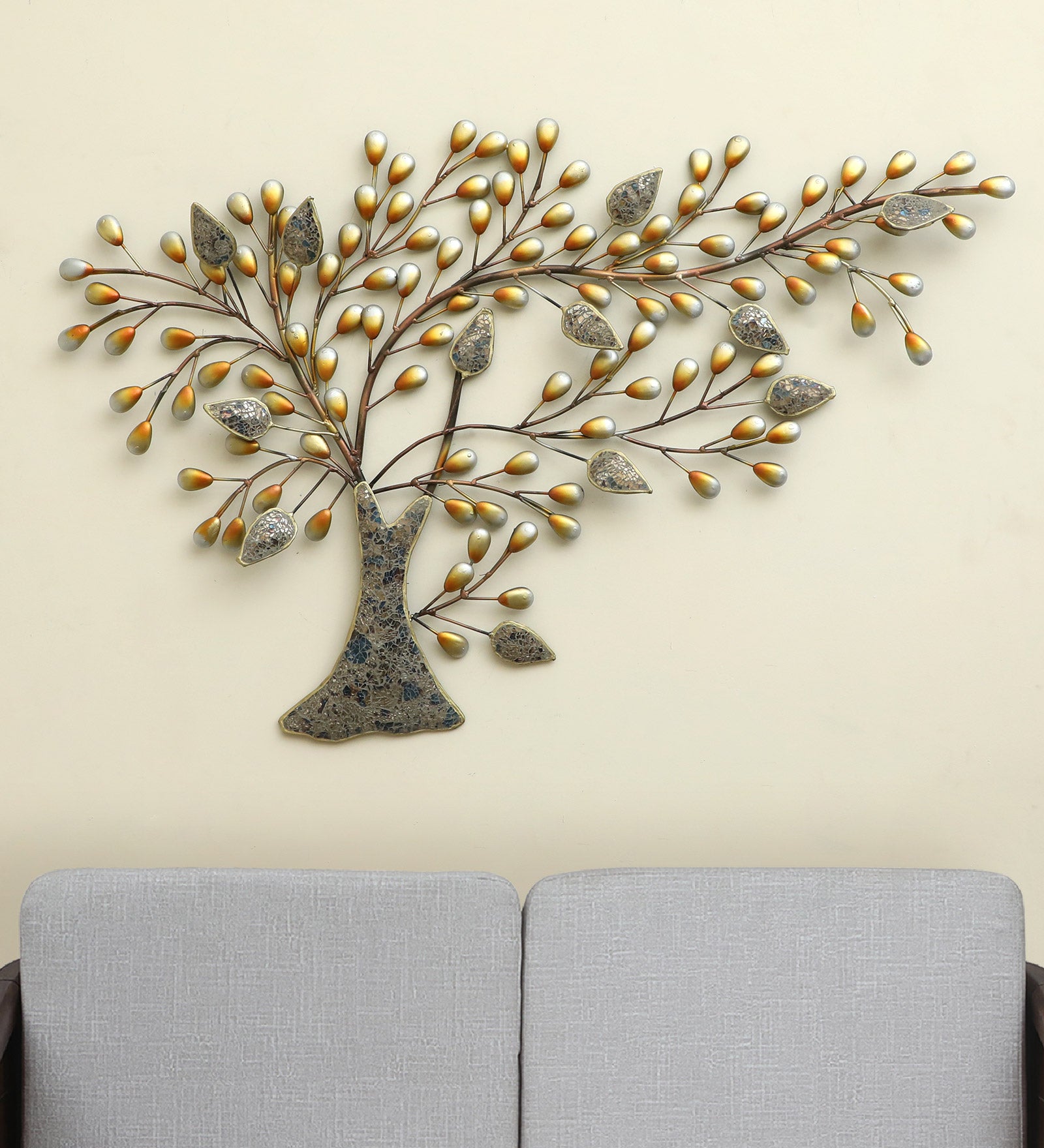 Vedas W- ELISA WAVE TREE WALL DeCOR