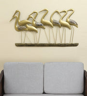 Vedas W- FRENCH FLAMINGO FAMILY WALL DECOR