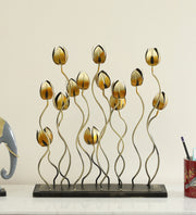 Vedas Abstract 6 Metal Table Décor - Modern Home Decor Showpiece