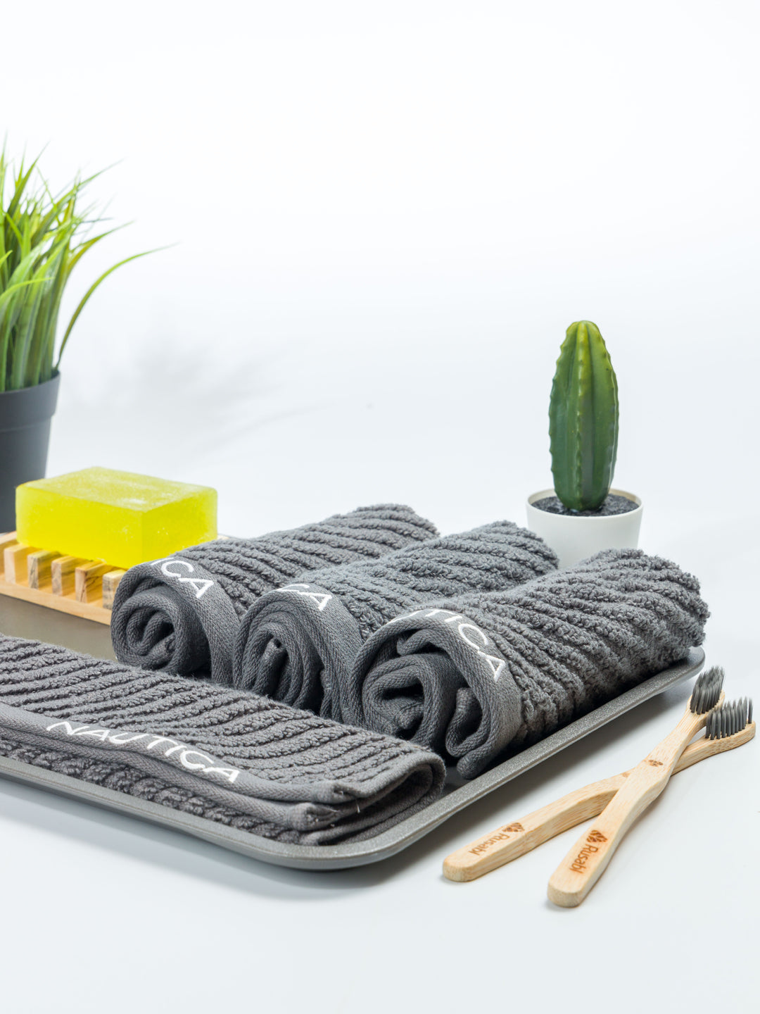Cross View Sis-Bath Linen Steel Grey