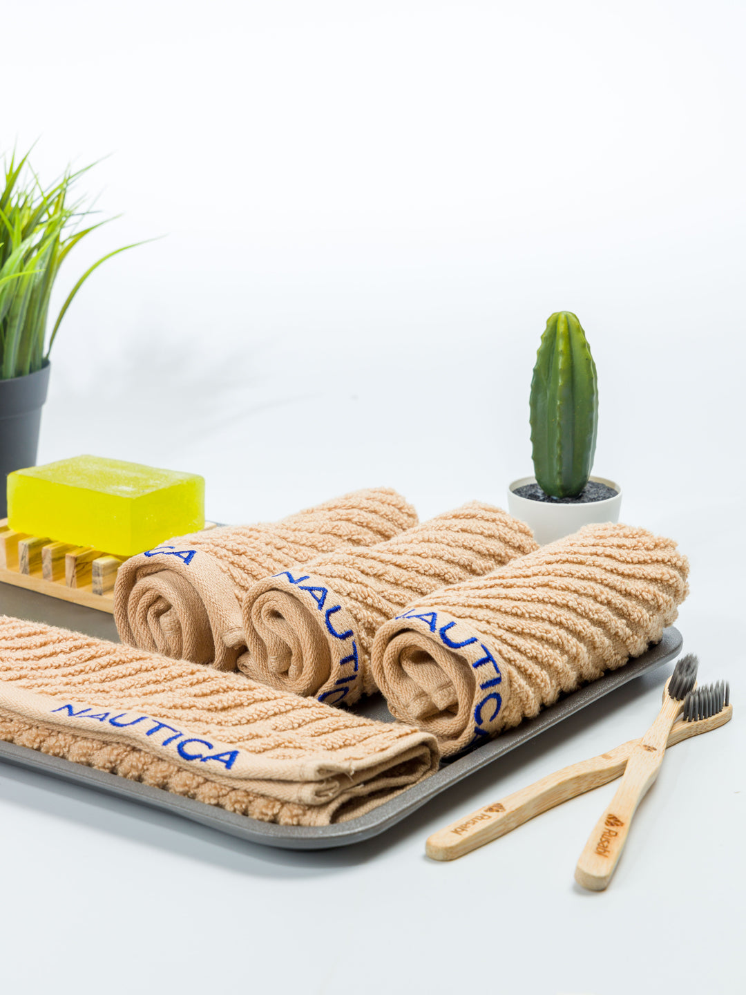 Cross View Soft Sis-Bath Linen Beige
