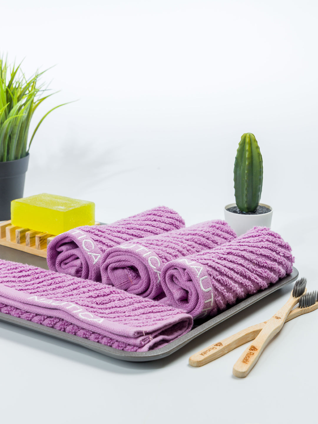 Cross View Soft Bath Linen Lilac