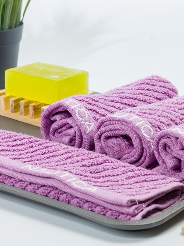 Bianca Home Cross View Soft Bath Linen Lilac dimensions