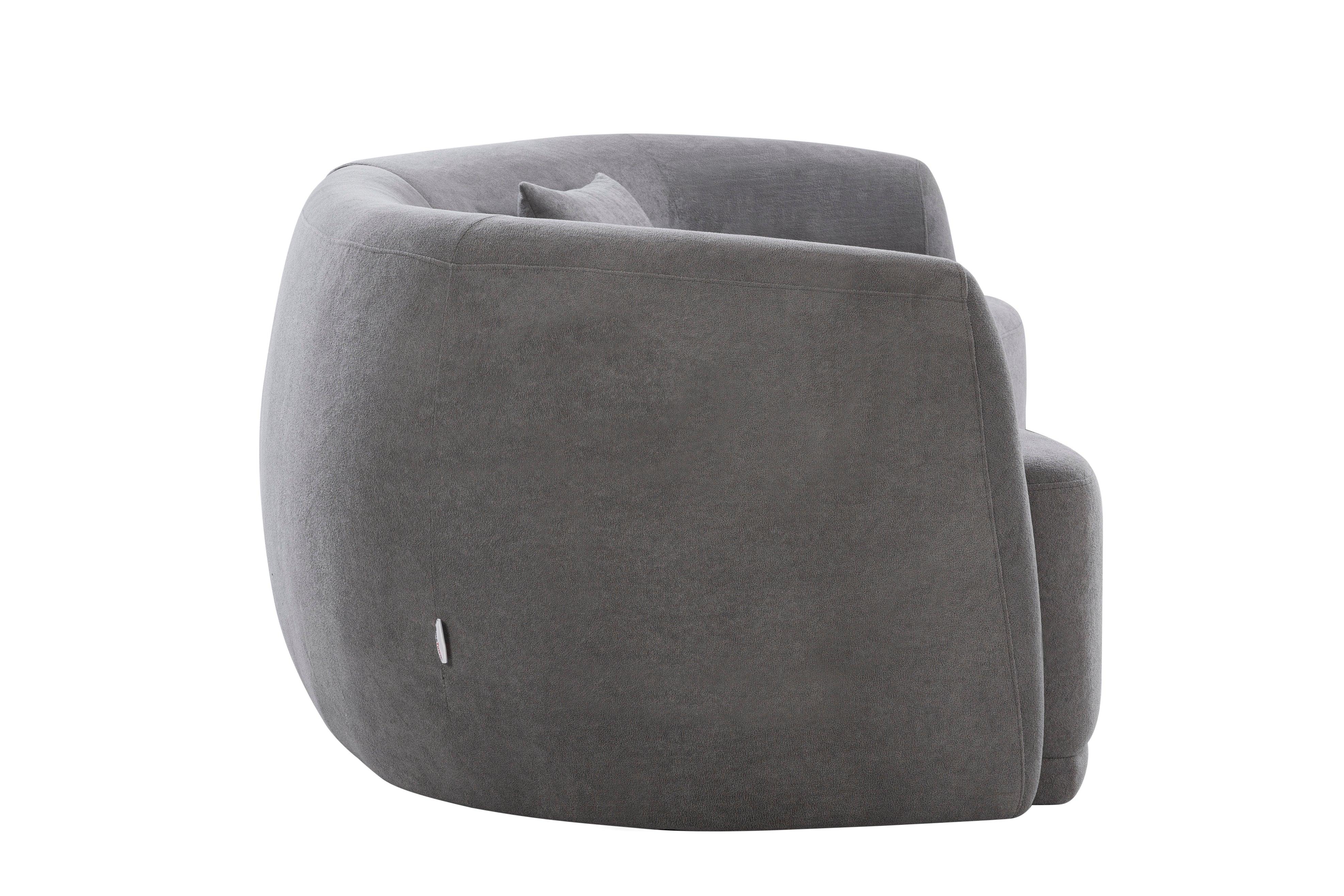 Miami 1 seater Chair in Grey Colour - HomeTown