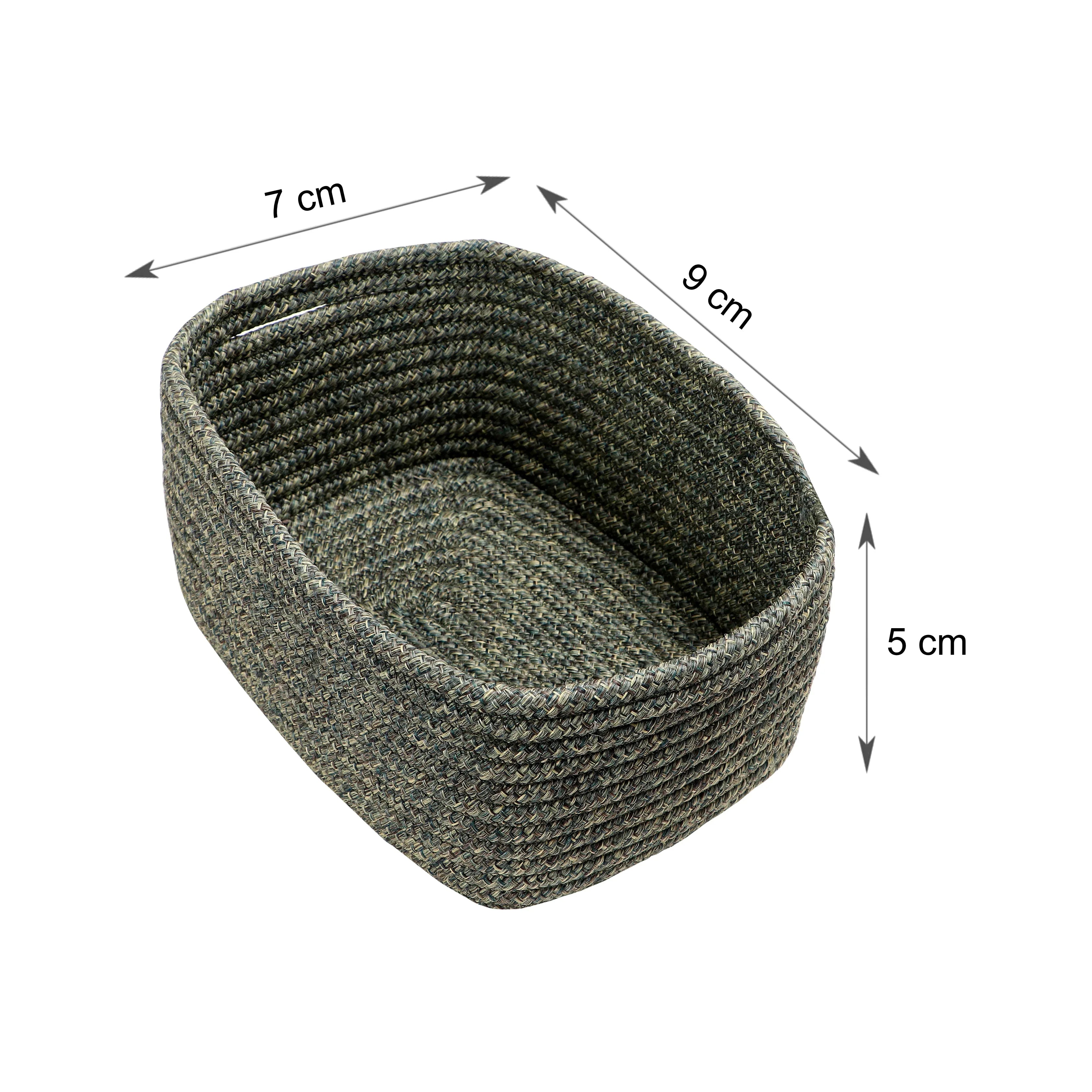 Seiso Polypropylene Organizer Basket Small in Green Colour by Living Essence - HomeTown