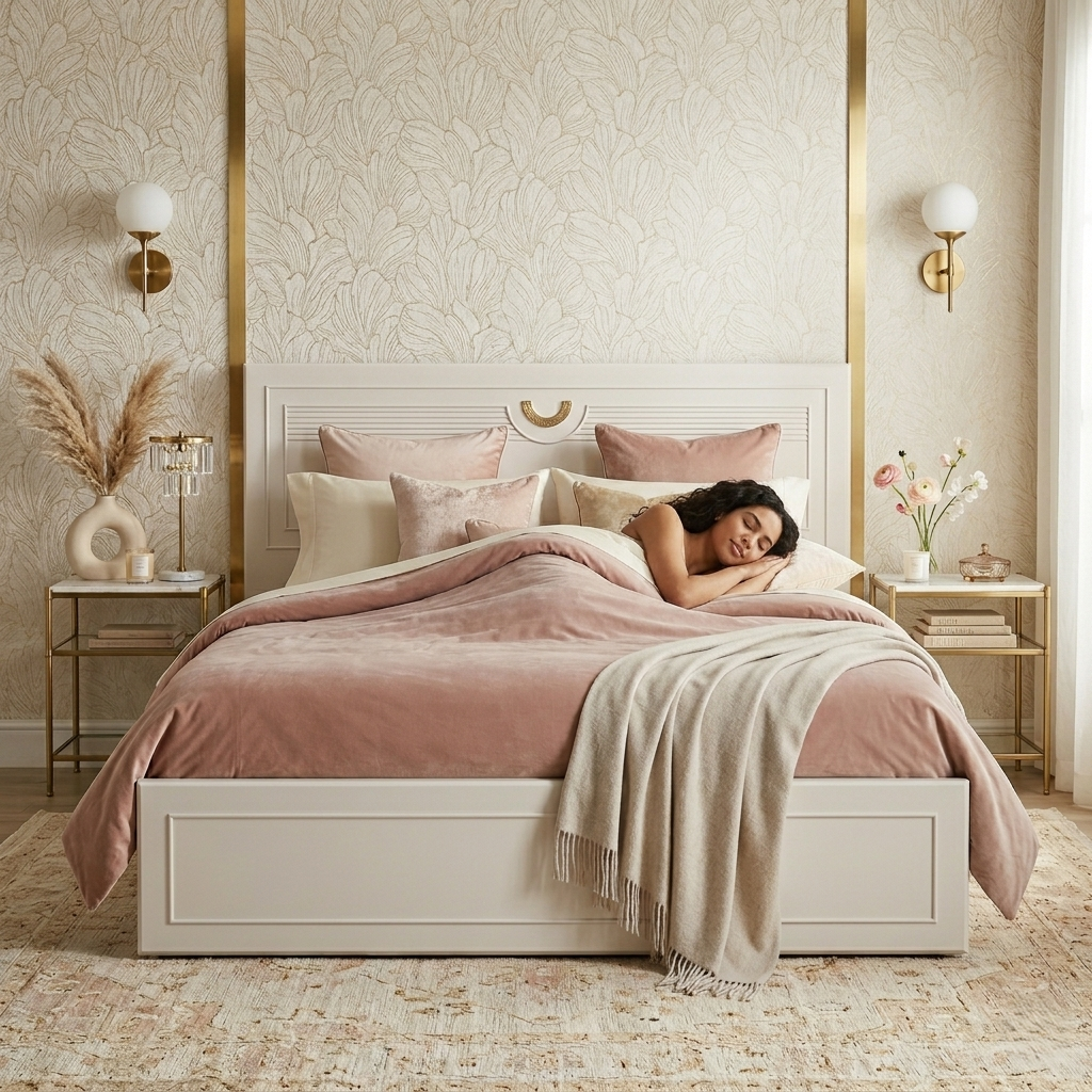 AKIRA QUEEN BED FULL HYD STRG PUMIC GREY