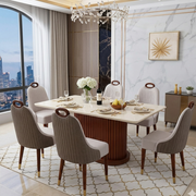 JAMIRA CERAMIC TOP 6 SEATER DINING SET