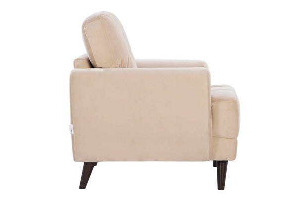 Riga Fabric Sofa in Beige Color dimensions