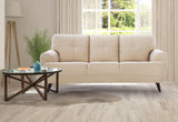 Riga Fabric 3 Seater Sofa in Beige Colour