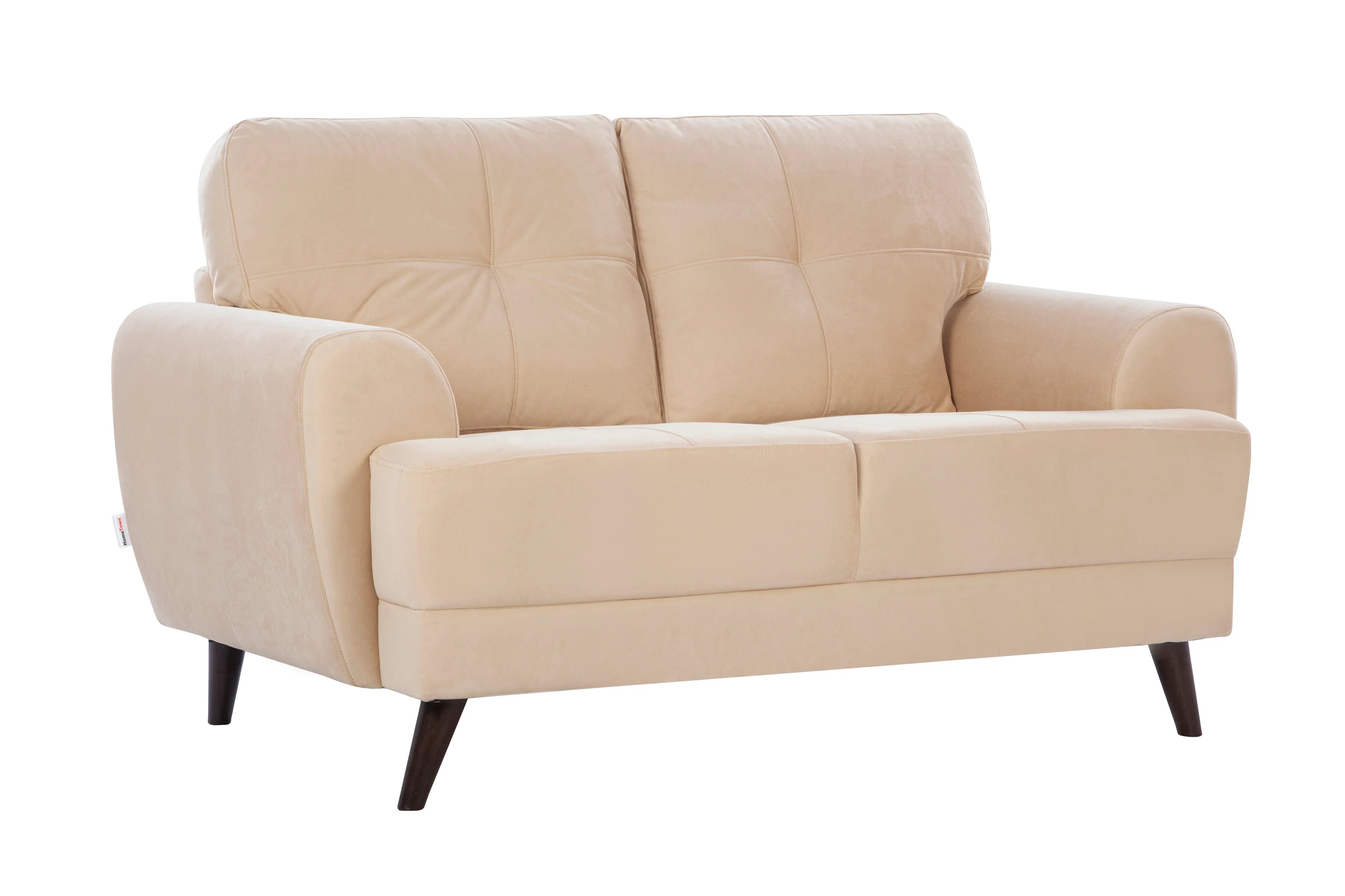 Riga Fabric 2 Seater Sofa in Beige Colour - HomeTown
