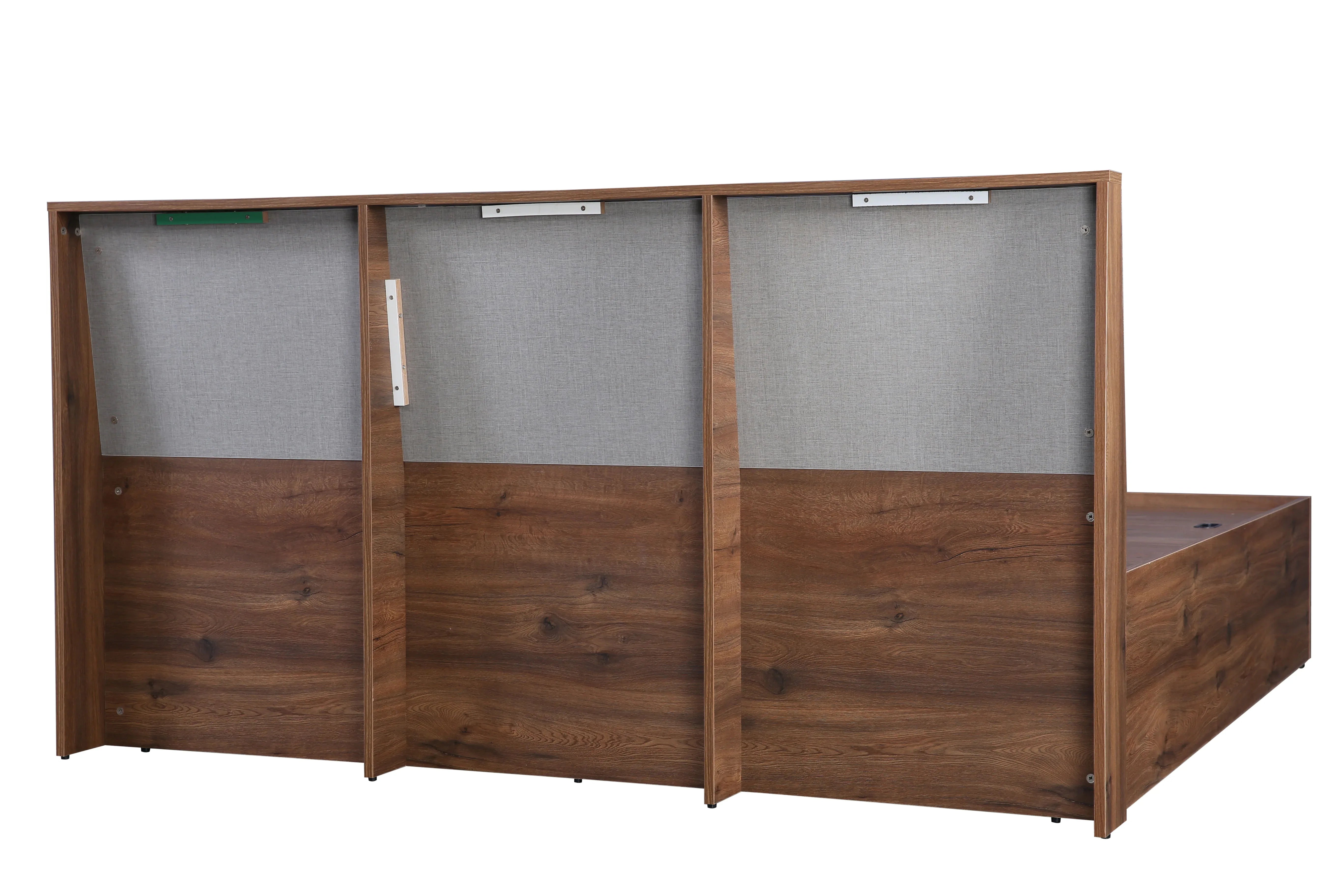 Saville King Size Bed with Box Storage in Dark Vogue Colour - HomeTown