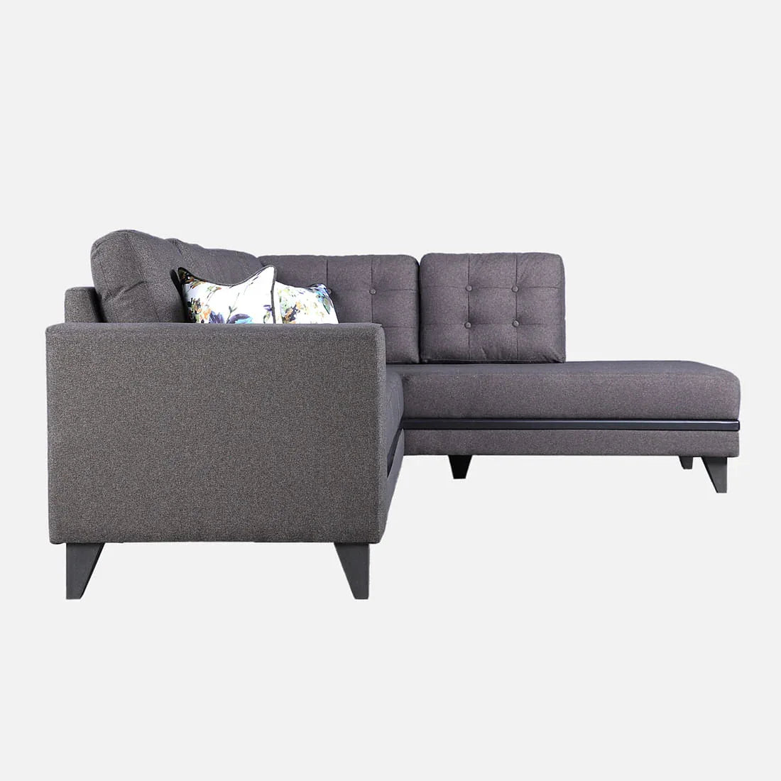 Garcia Fabric 3 Seater Sofa With Left Hand Side Lounger - HomeTown