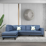 Garcia Fabric Rh Lounger Large in Blue Colour