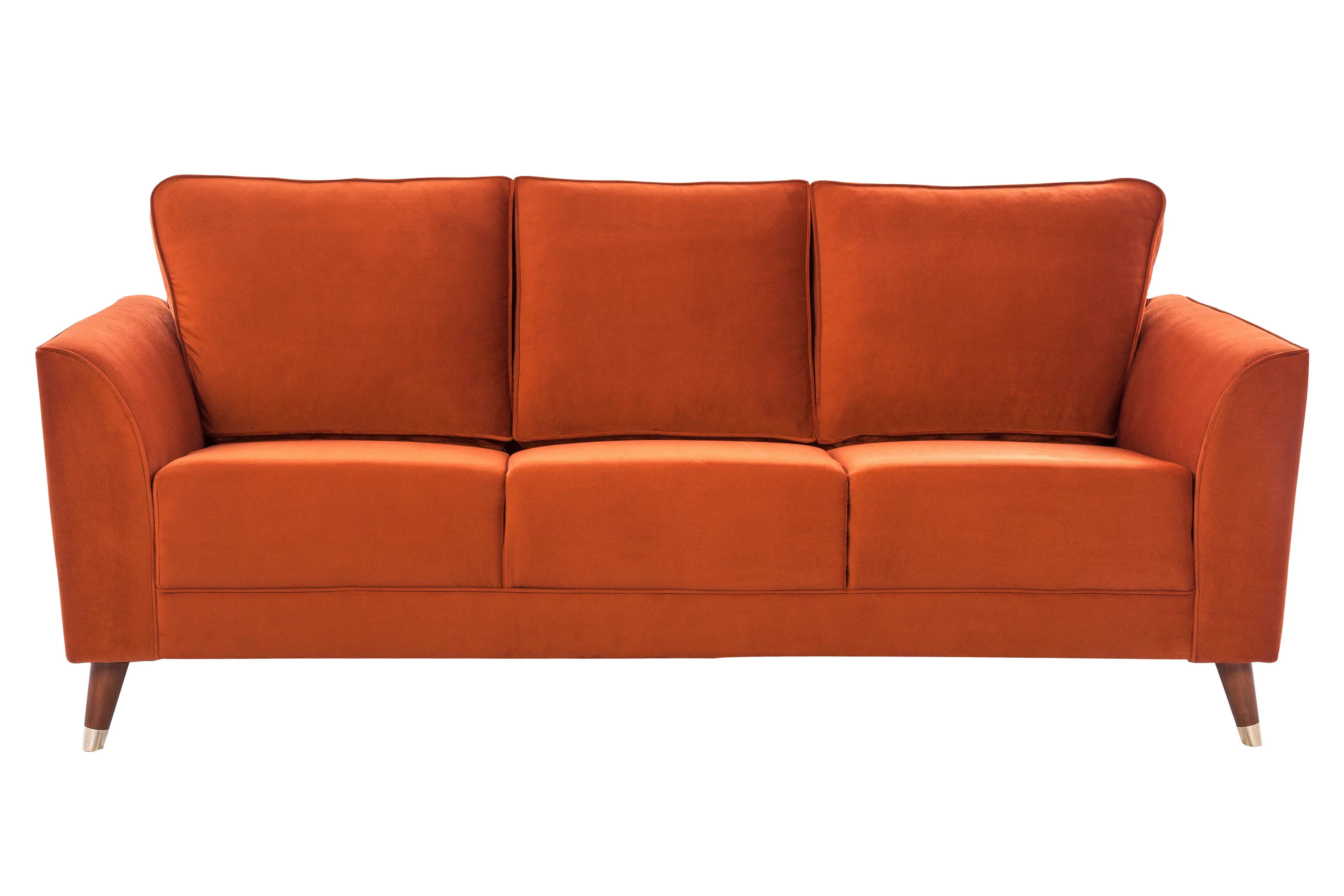 Magnific Velvet Three Seater Sofa - HomeTown