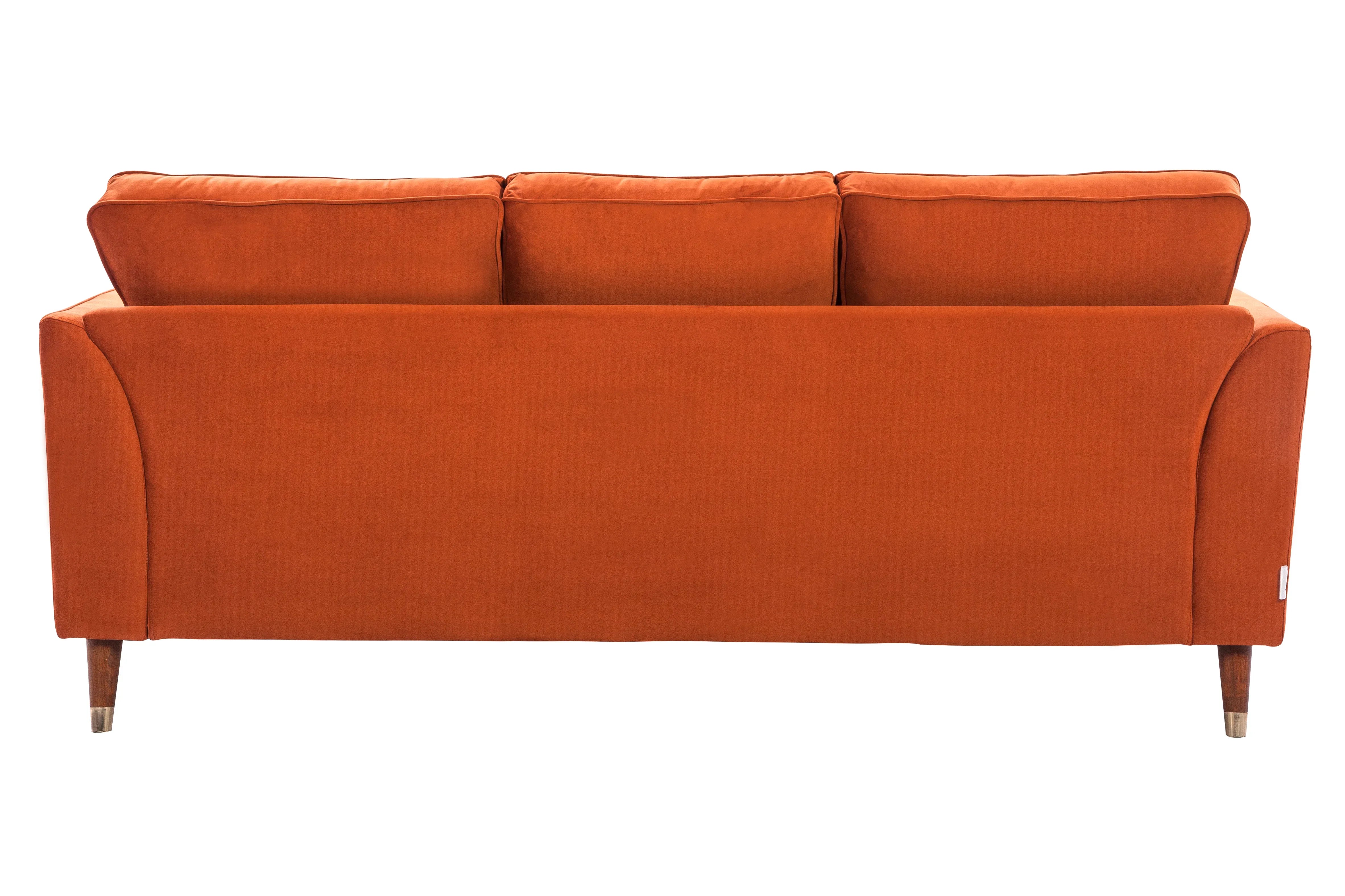 Magnific Velvet Three Seater Sofa - HomeTown
