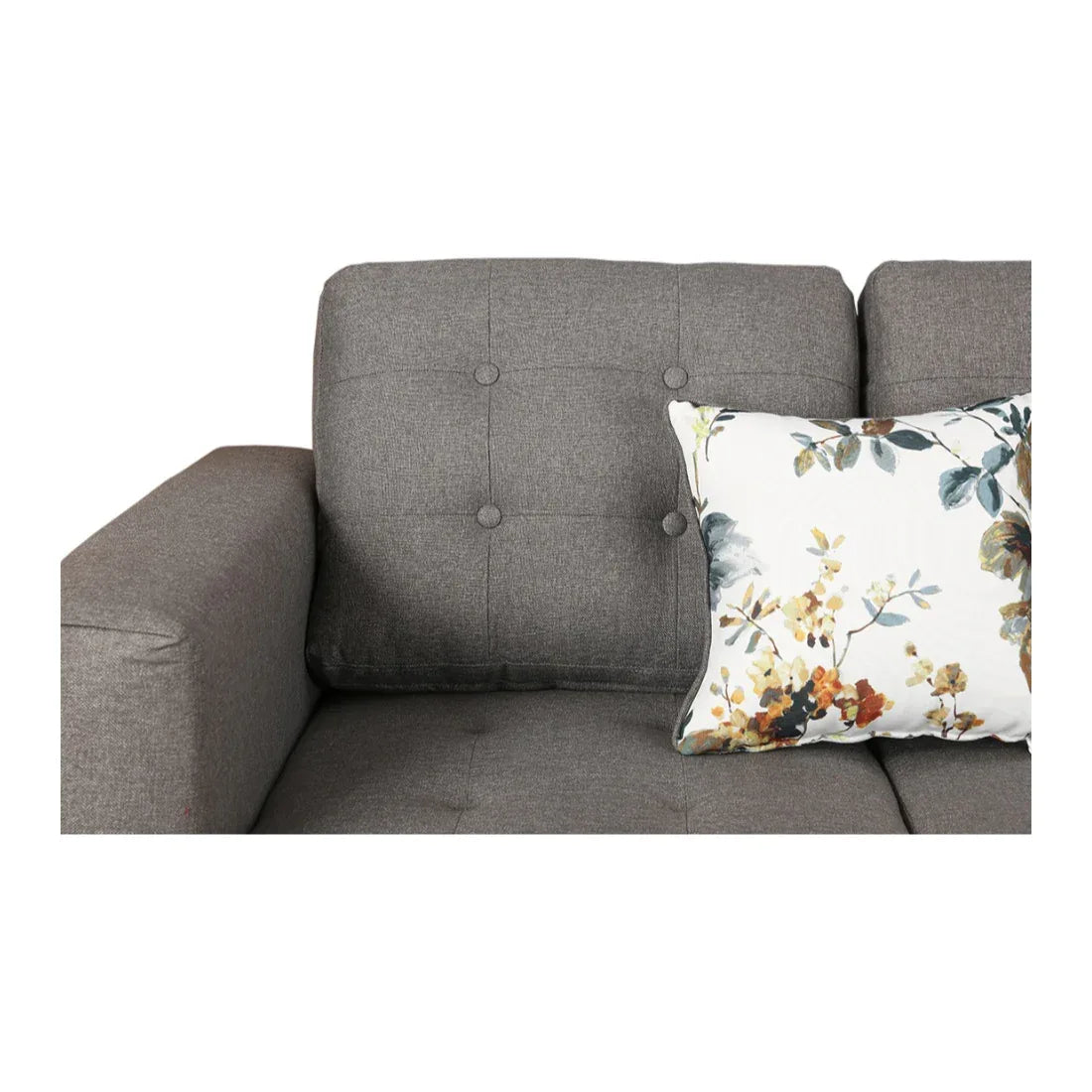 Garcia Fabric 3 Seater Sofa With Left Hand Side Lounger - HomeTown