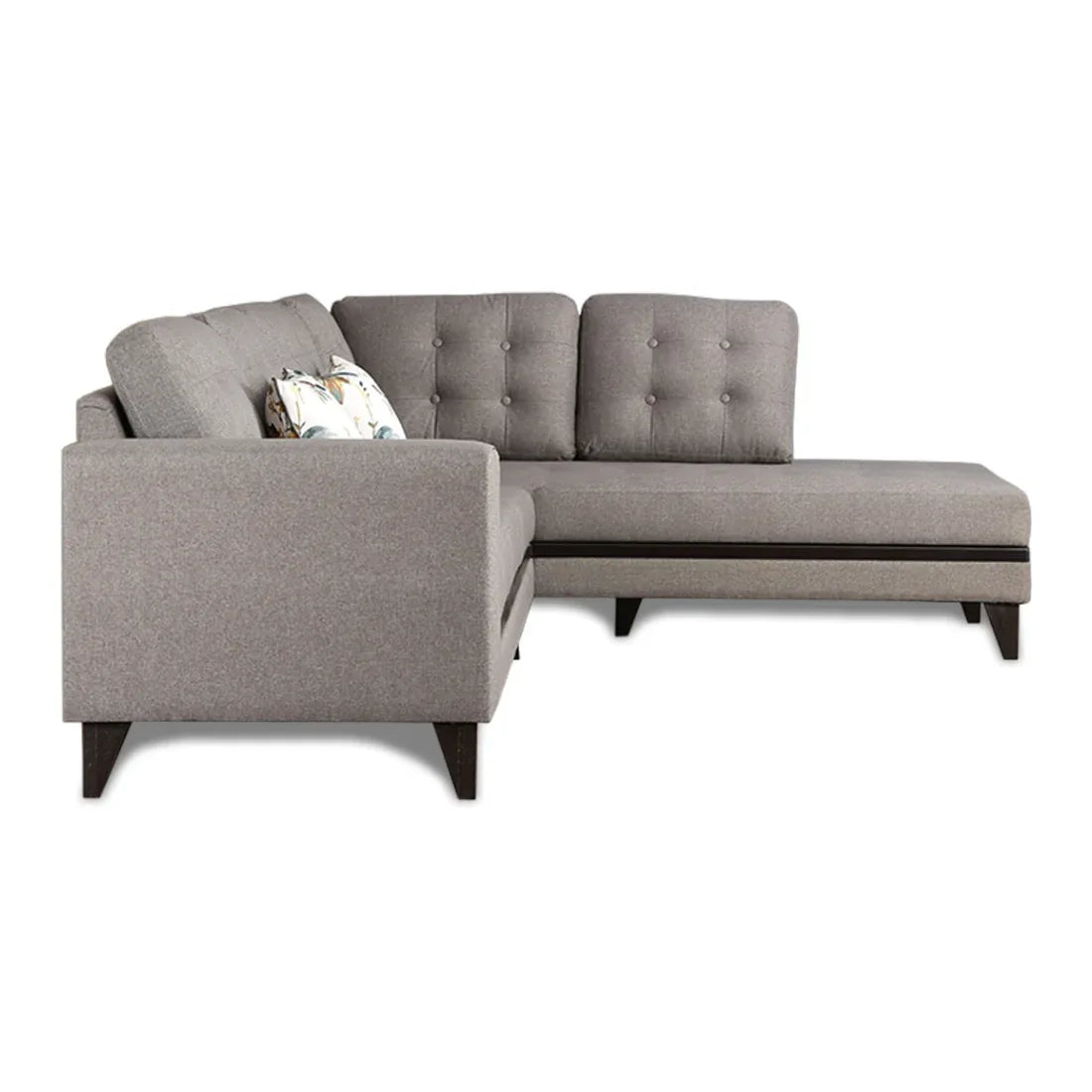 Garcia Fabric 3 Seater Sofa With Left Hand Side Lounger - HomeTown