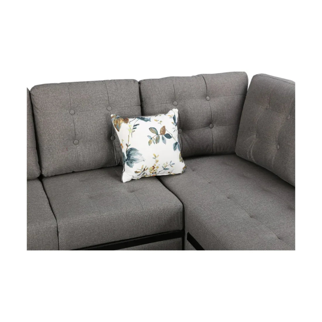 Garcia Fabric 3 Seater Sofa With Left Hand Side Lounger - HomeTown