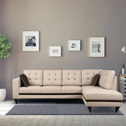Garcia Fabric 3 Seater Sofa With Left Hand Side Lounger - HomeTown