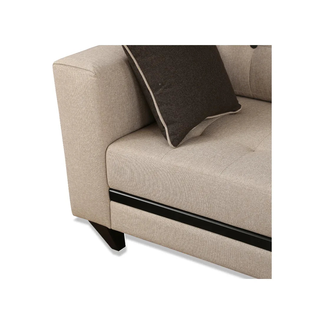 Garcia Fabric 3 Seater Sofa With Left Hand Side Lounger - HomeTown