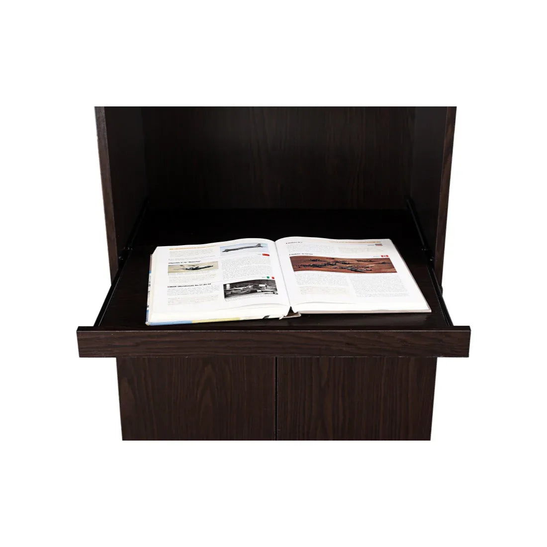 Penelope Engineered Wood Multipurpose Cabinet in Walnut Colour - HomeTown