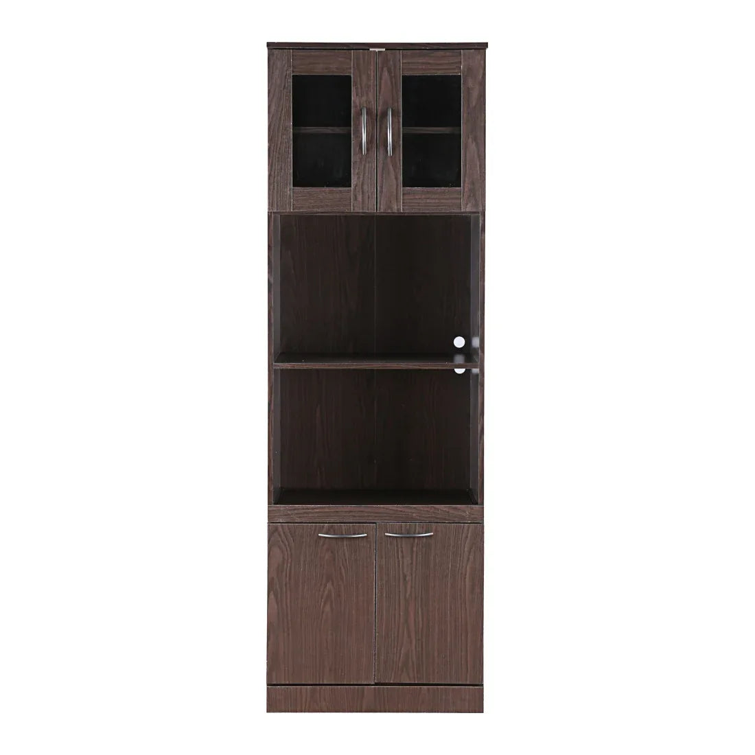 Penelope Engineered Wood Multipurpose Cabinet in Walnut Colour - HomeTown