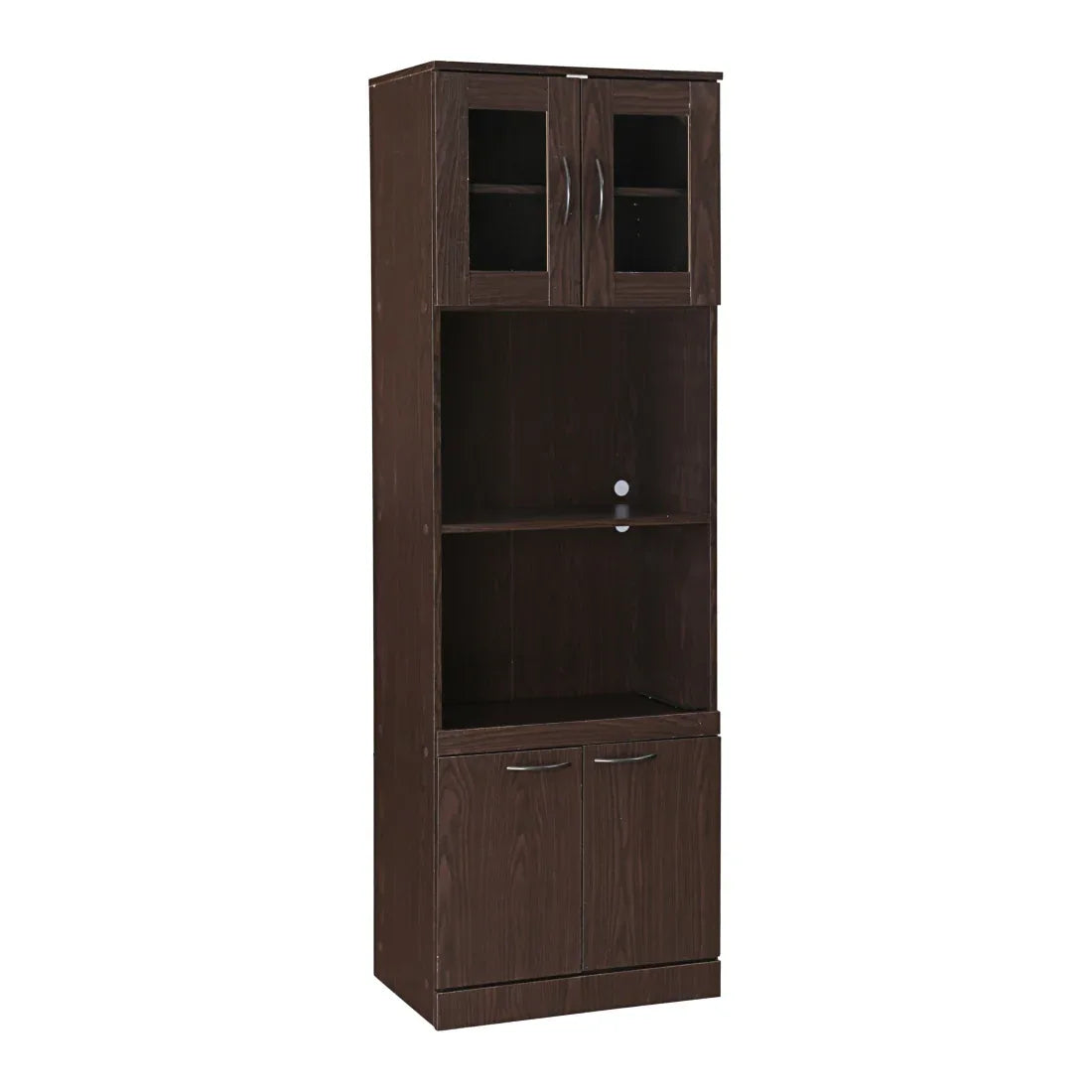 Penelope Engineered Wood Multipurpose Cabinet in Walnut Colour - HomeTown