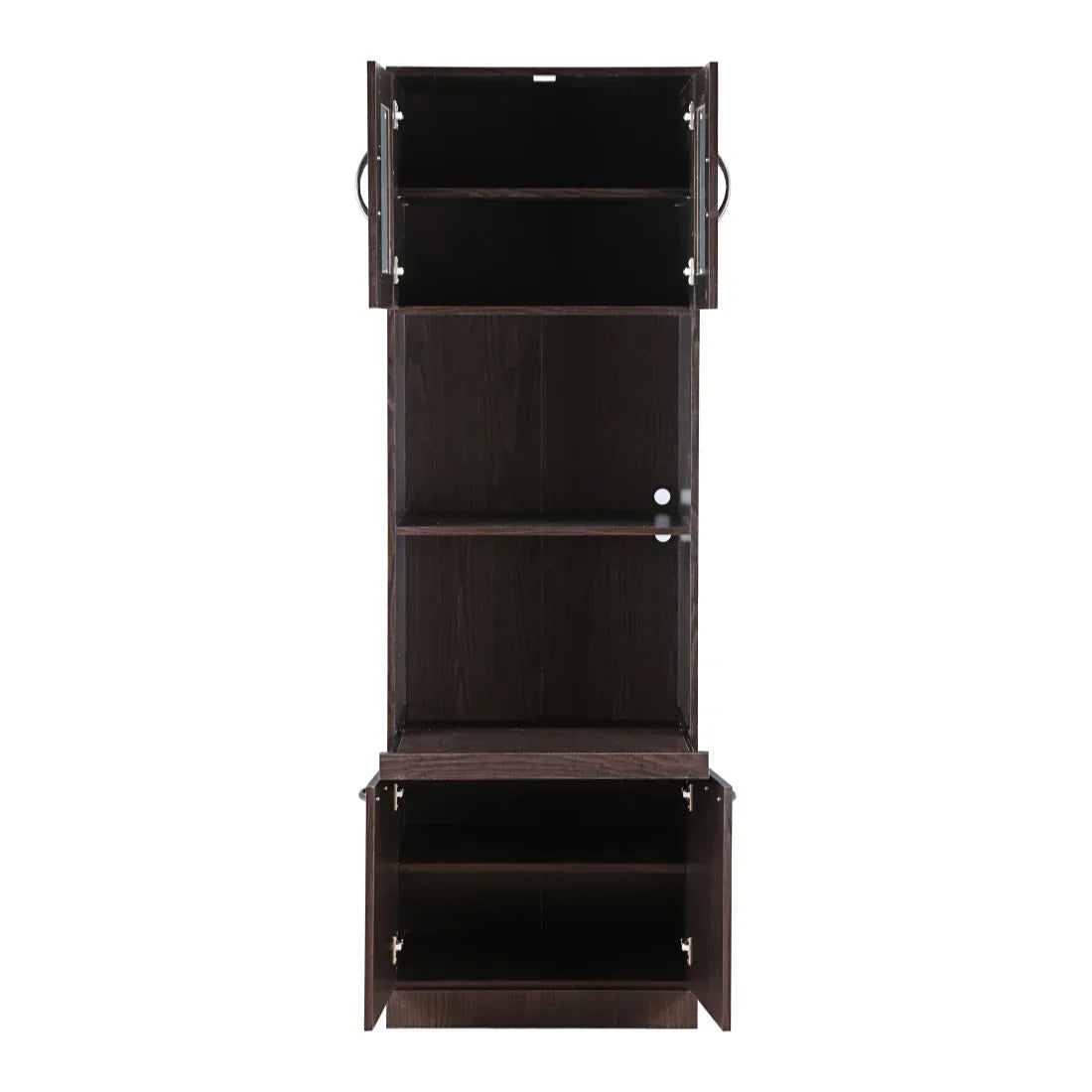 Penelope Engineered Wood Multipurpose Cabinet in Walnut Colour - HomeTown