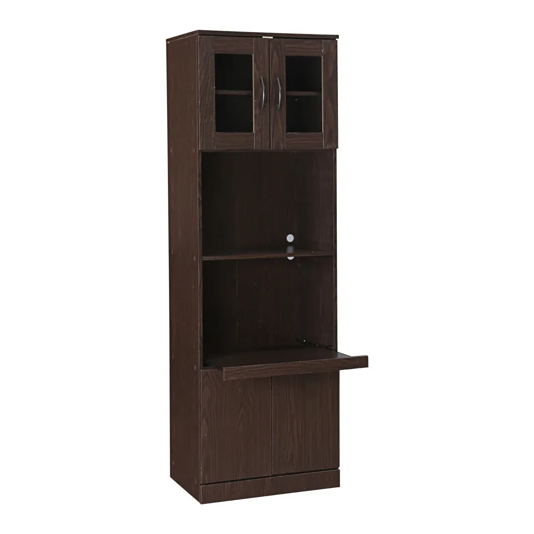 Penelope Engineered Wood Multipurpose Cabinet in Walnut Colour - HomeTown