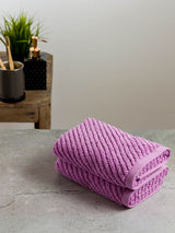 Bianca Home Cross View Bath Linen Lilac
