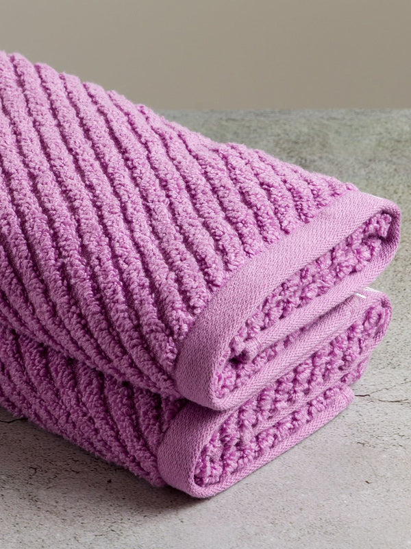 Bianca Home Cross View Bath Linen Lilac dimensions