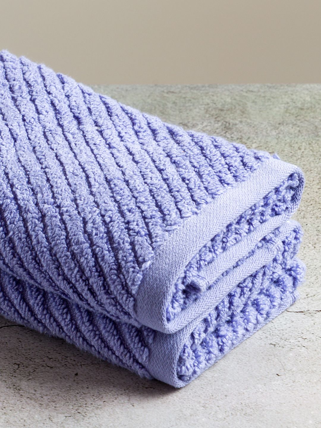 Cross View Bath Linen Fabric Grapemist